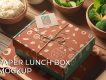 Paper Lunch Box Mockup
