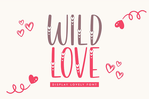 Wild Love Display Font