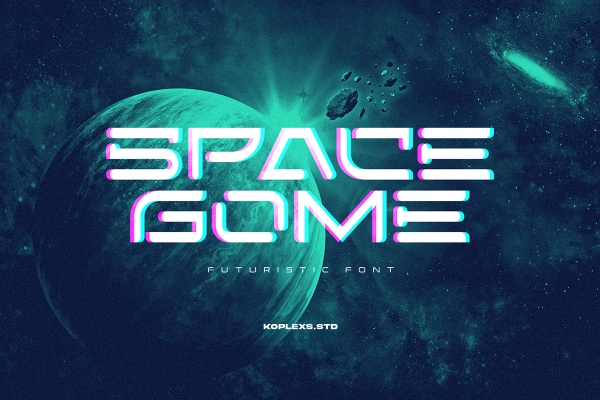 Space Gome – Futuristic Font