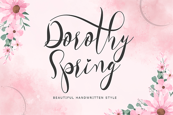 Dorothy Spring Script Font