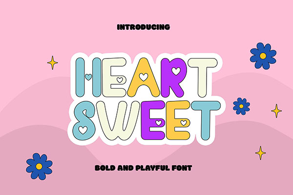Heart Sweet Display Font