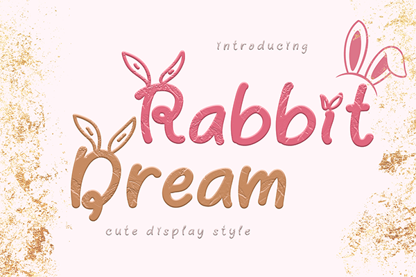 Rabbit Dream Display Font
