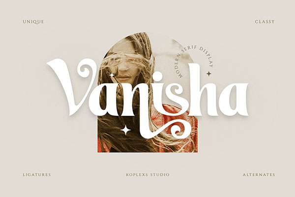 Vanisha – Modern Serif Font