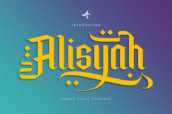 Alisyah Arabic Style Font
