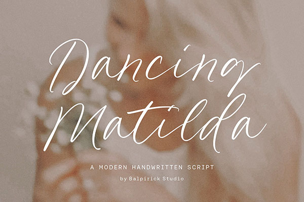 Dancing Matilda Script Font