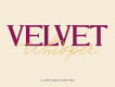 Velvet Whisper - Font Duo