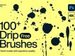 100+ Drip Photoshop Brushes