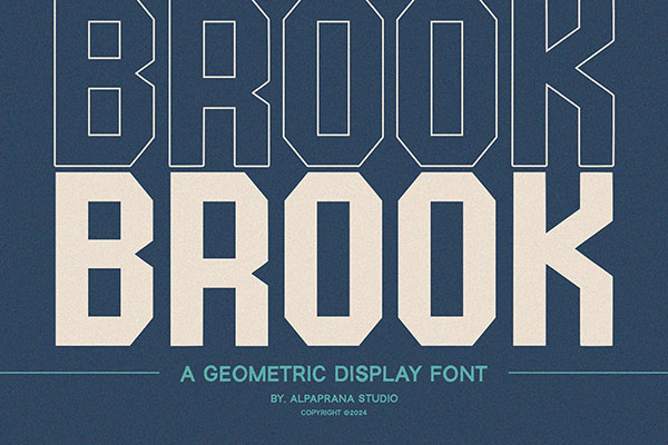 Brook - Geometric Display