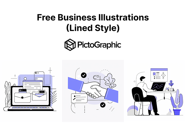 Lined - Business Illustrations Pack