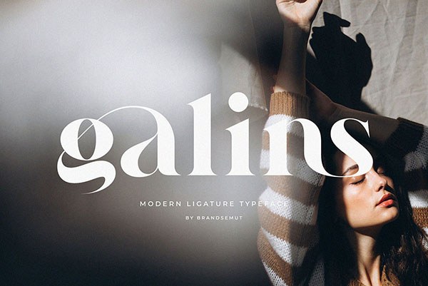 Galins – Modern Ligature Typeface