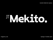 Mekito - Geometric Font