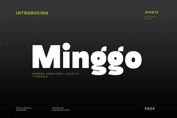 Minggo - Modern Sans Serif