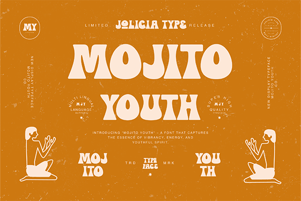 Mojito Youth - Vintage Font