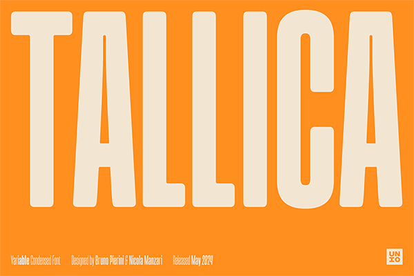 Tallica - Variable Condensed Font