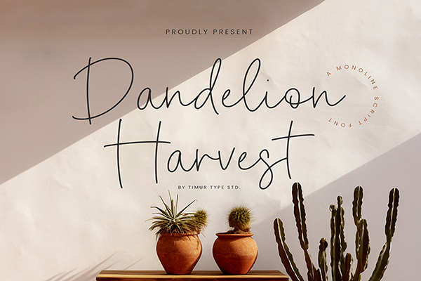 Dandelion Harvest Font