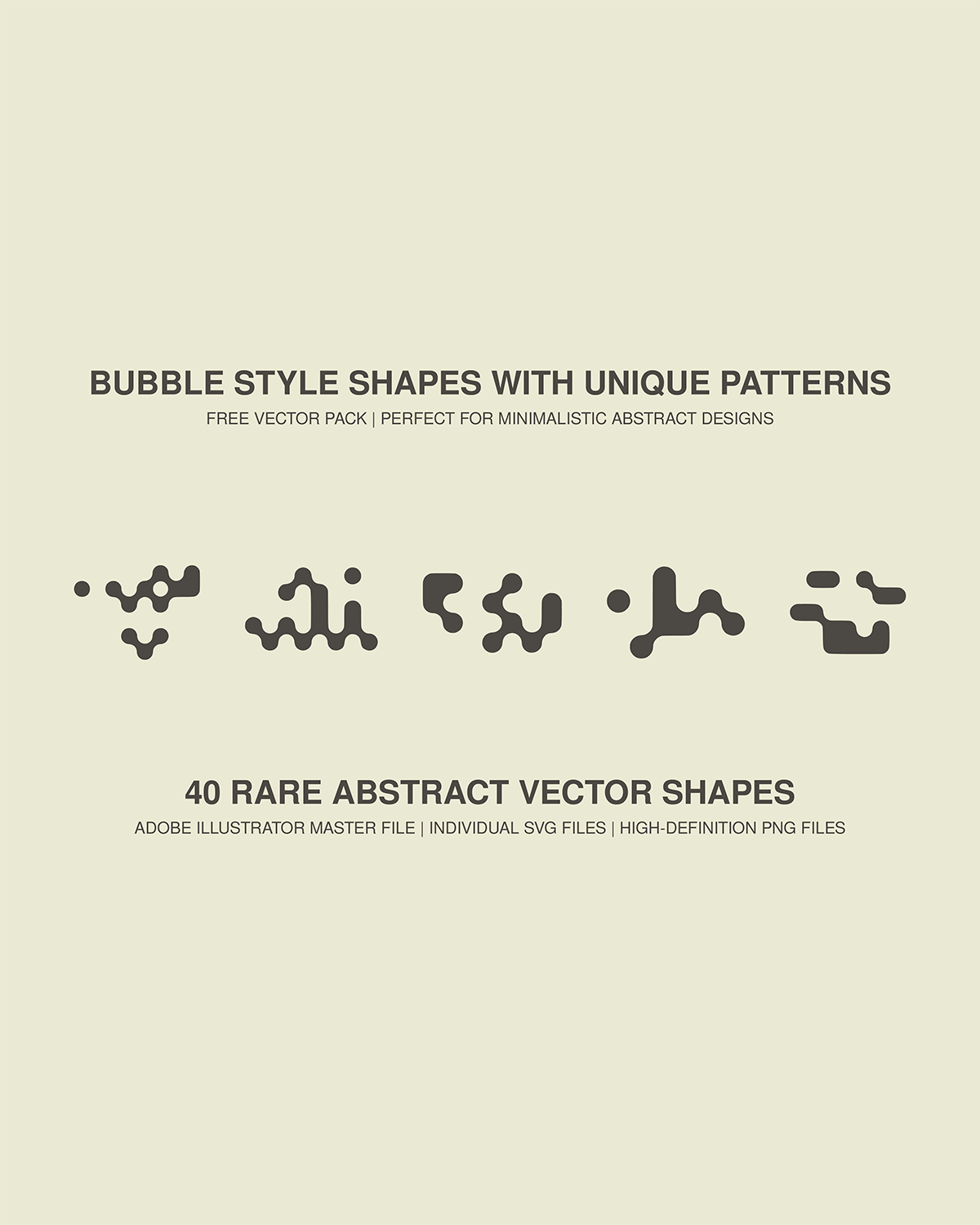 Abstract Shapes - Toxic Bubbles – Free Design Resources