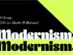 Modernism - Funky Font