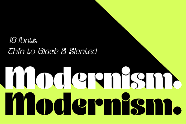 Modernism - Funky Font