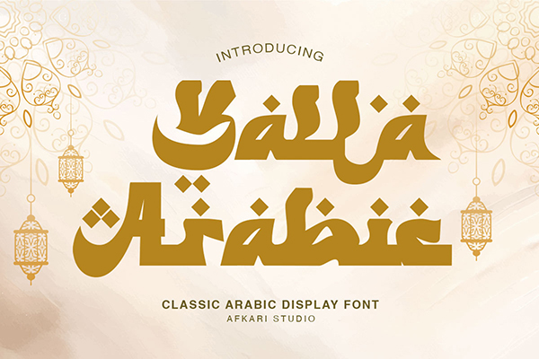 Yalla Arabic Style - Display Font