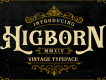 Higborn - Vintage Typeface