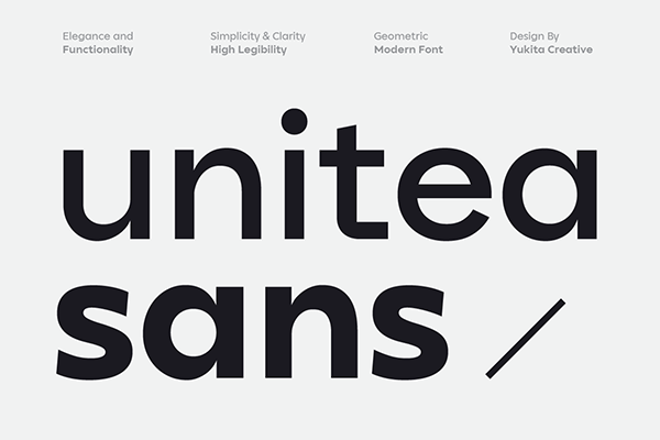 Unitea Sans Serif Family
