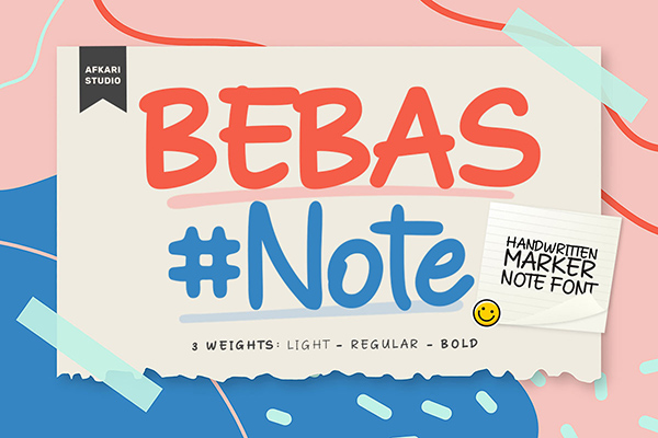 Bebas Note - Handwritten Marker