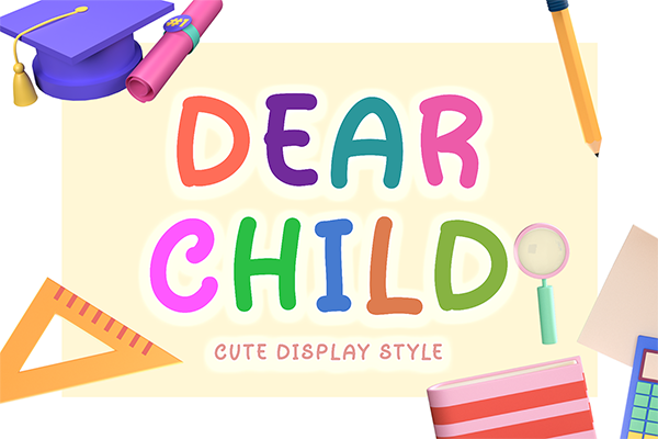 Dear Child - Display Font
