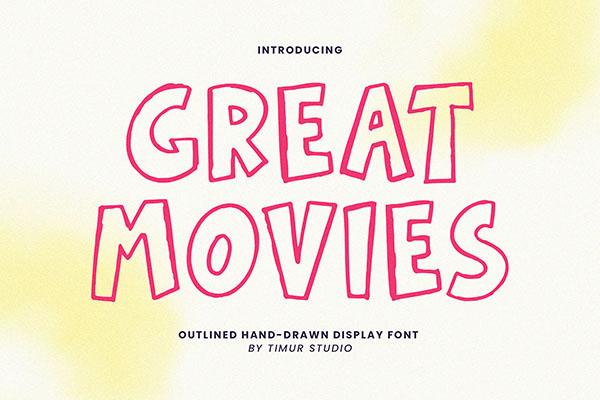 Great Movies - Display Font