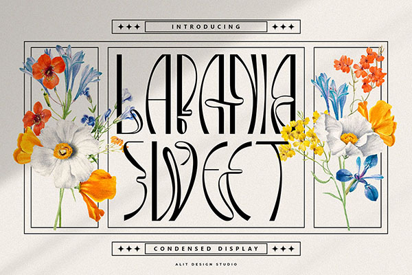 Lapania Sweet - Display Font