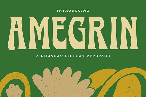 Amegrin Display Font