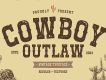 Cowboy Outlaw Font
