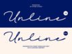 Unline - Handwritten Script Font