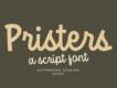 Pristers - Script Font
