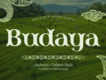 Budaya - Culture Display Font