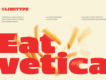 Eatvetica - Bold Food Font
