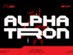 Alphatron - Futuristic Font