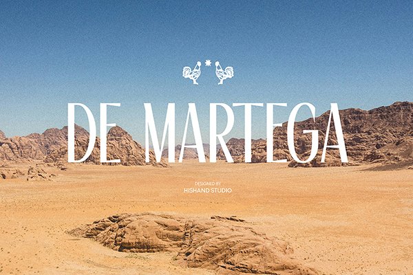 De Martega Display Font