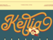 Dh Kellia - Script Font