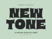 New Tone Display Font