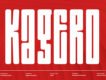 Kagero Rounded – Display Font