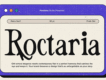 Roctaria - Serif Font