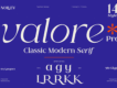 Valore Pro – Modern Serif Font