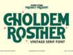 Choldem Rosther - Display Serif