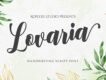 Lovaria Script Font