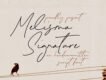 Melisma Signature Font