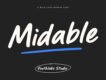 Midable - Bold Logo Marker Font