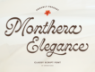 Monthera Script Font