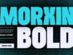 Morxin Bold Font