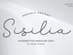 Sisilia – Modern Handwritten Font
