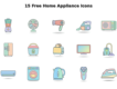 Home Appliances Icon Set